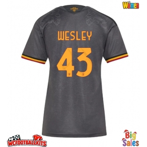 AS Roma Wesley Franca #43 Replica Third Stadium Shirt for Women 2026-27 Short Sleeve